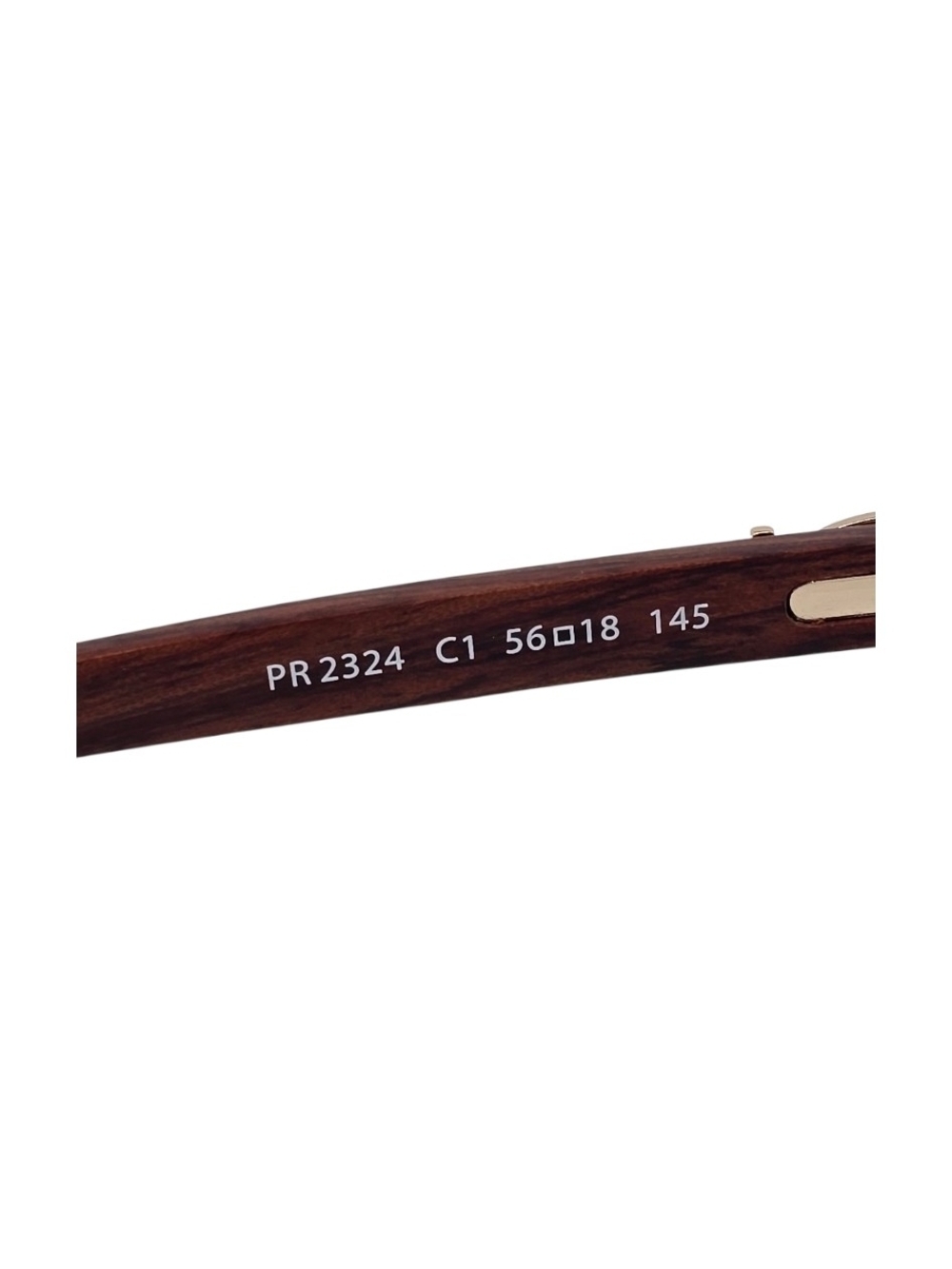 Porta Romana Wood Temple frame /eyewear in Dark Brown - Picture 5 of 8